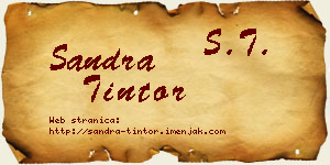 Sandra Tintor vizit kartica